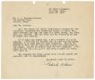 Letter: [Letter from Patrick Flores to John J. Herrera - 1954-04-27]