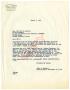 Primary view of [Letter from John J. Herrera to William D. Bonilla - 1961-03-01]