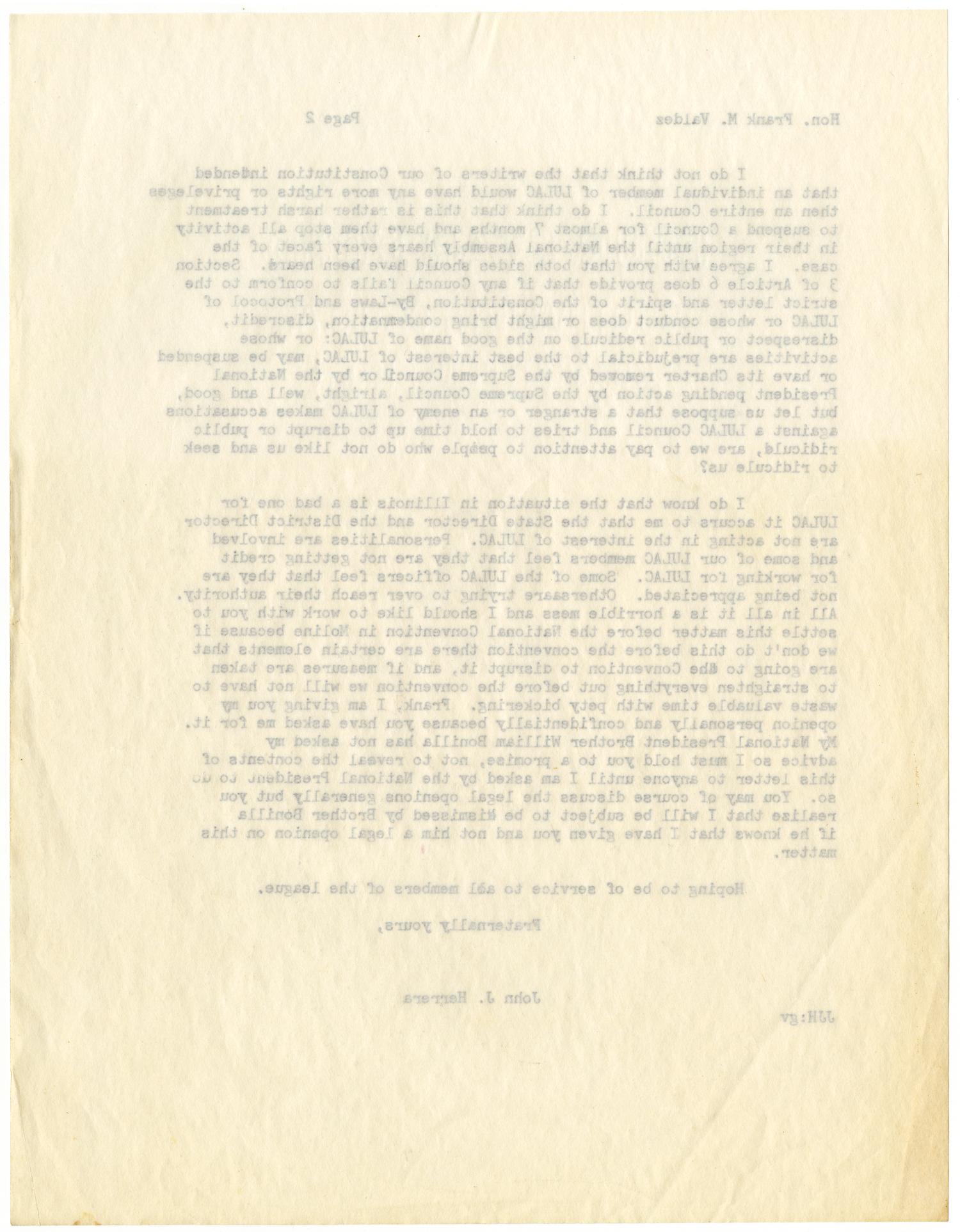 [Letter from John J. Herrera to Frank M. Valdez - 1964-12-11]
                                                
                                                    [Sequence #]: 4 of 6
                                                
