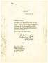 Primary view of [Letter from Douglass Carter to Mrs. Belen Robles - 1965-01-28]
