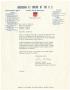 Primary view of [Letter from Louis P. Tellez to John J. Herrera - 1966-02-08]