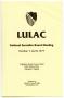 Thumbnail image of item number 1 in: '[LULAC National Executive Board Meeting program, October 7-8, 1977]'.