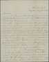 Letter: Letter to Cromwell Anson Jones, 30 August 1876