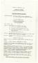 Thumbnail image of item number 1 in: '[Agenda of the LULAC Impeachment Proceedings, September 24, 1977]'.