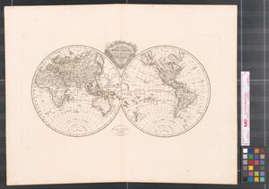 Primary view of Mappe-Monde en deux hémisphèrea.