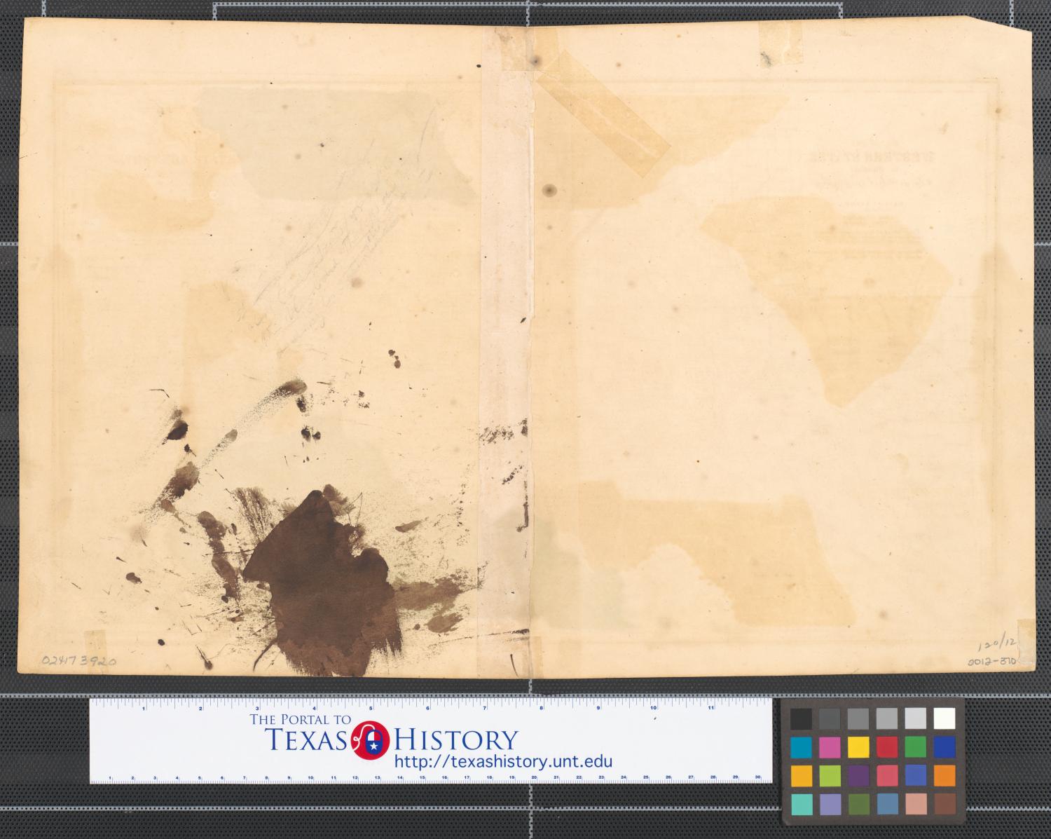 Map of the western states to illustrate Olney's school geography.
                                                
                                                    [Sequence #]: 2 of 2
                                                