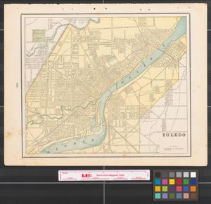 Primary view of object titled '[Maps of Toledo, Ohio and Detroit, Michigan]'.