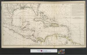 Primary view of object titled 'Carte d'une partie de l'Amerique pour la navigation des isles et du Golfe du Mexique avec l'interieur des terres : depuis la Bermude jusqu'a Cayenne partie meridionale ...'.