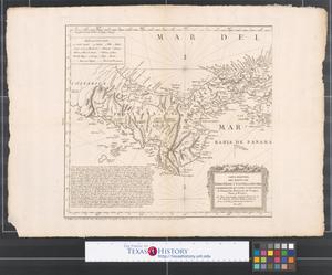 Primary view of object titled 'Carta maritima del Reyno de Tierra Firme ú Castilla del Oro comprehende el Istmo de Panamá y la Provincia de Veragua, Darien y Biruquete.'.