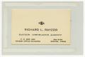 Text: [Richard L. Rayzor's business card for Rayzor Insurance Agency]