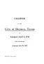 Book: Charter of the City of Denton, Texas