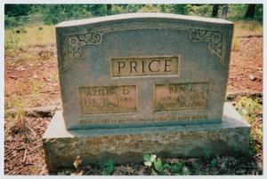 [Headstone of Azilea and Ben Price]