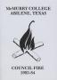Primary view of Council Fire, Handbook of McMurry College, 1983-84