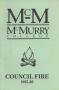 Primary view of Council Fire, Handbook of McMurry College, 1985-86