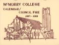 Primary view of Council Fire, Handbook of McMurry College, 1987-1988