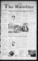 Newspaper: The Rambler (Fort Worth, Tex.), Vol. 85, No. 2, Ed. 1 Wednesday, Janu…