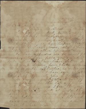Primary view of object titled 'Letter to Cromwell Anson Jones, 20 December 1874'.