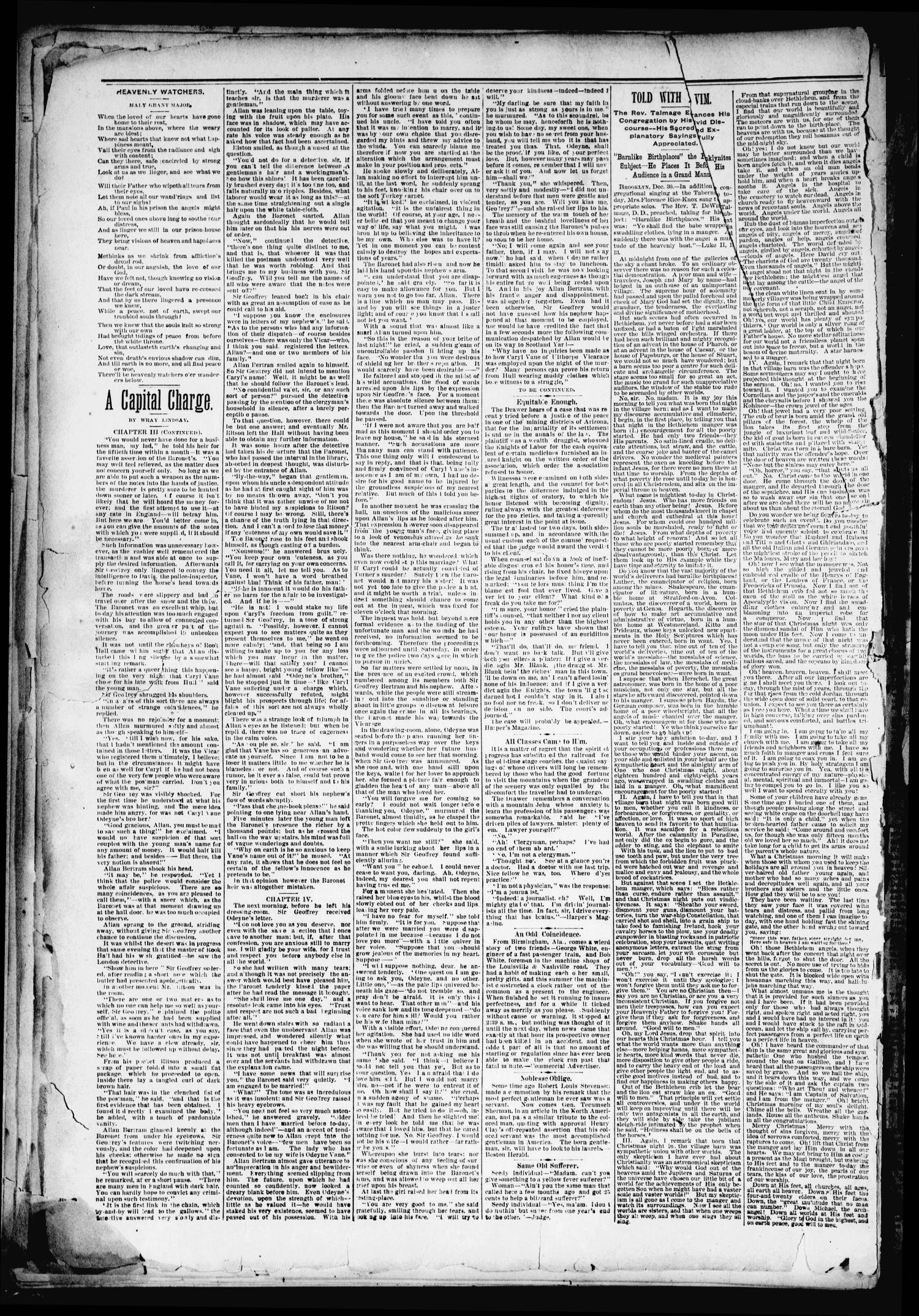 The Mineola Monitor (Mineola, Tex.), Vol. 12, No. 14, Ed. 1 Saturday, January 5, 1889
                                                
                                                    [Sequence #]: 2 of 8
                                                