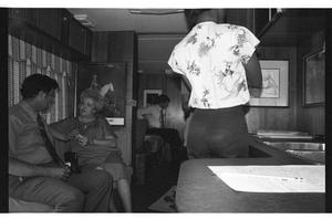 Primary view of object titled '[Charles Wilson inside Mobile Office 02]'.