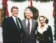 Thumbnail image of item number 1 in: '[Charles and Barbara Wilson with Bill Clinton]'.