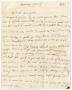 Primary view of [Letter from Sarah Osterhout to John Patterson Osterhout, January 9, 1870]