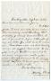 Thumbnail image of item number 1 in: '[Letter from Harry Frear to Ora and Junia Roberts Osterhout, September 27, 1879]'.