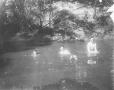 Photograph: Frank Estill and Others Swimming in Denton Creek