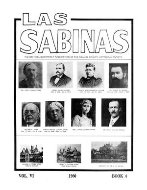 Primary view of object titled 'Las Sabinas, Volume 6, Number 4, October 1980'.