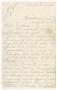 Primary view of [Letter from John Jeremiah Osterhout to John Patterson Osterhout, August 31, 1890]