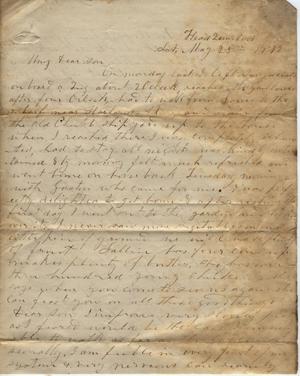 Primary view of object titled 'Letter to Cromwell Anson Jones, 25 May 1872'.