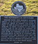 Photograph: [Texas Historical Commission Marker: The Reverend J.H. Reynolds]