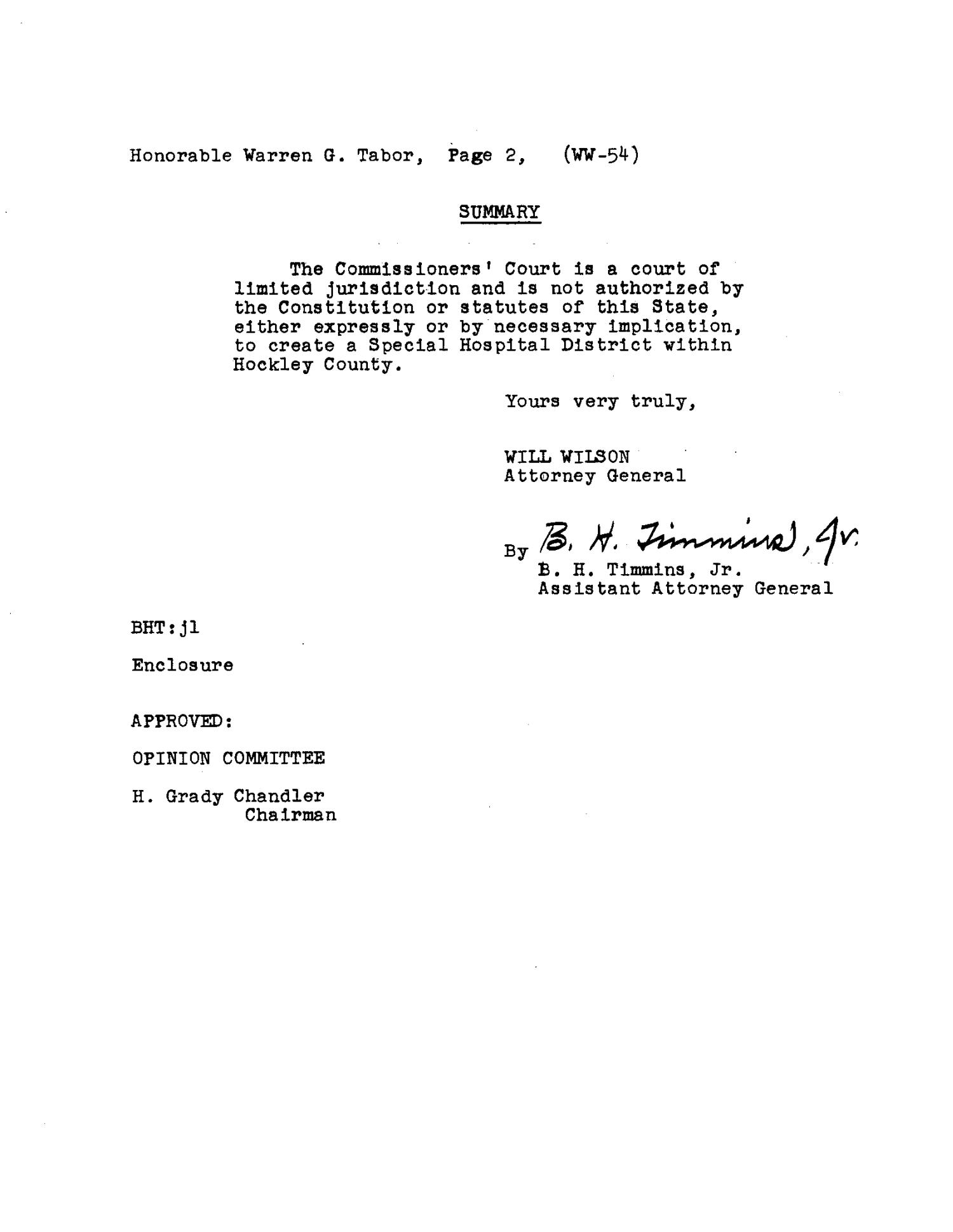 Texas Attorney General Opinion: WW-54
                                                
                                                    [Sequence #]: 2 of 2
                                                