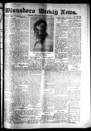 Primary view of object titled 'Winnsboro Weekly News (Winnsboro, Tex.), Vol. 14, No. 23, Ed. 1 Thursday, March 6, 1924'.
