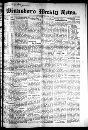 Primary view of object titled 'Winnsboro Weekly News (Winnsboro, Tex.), Vol. 14, No. 33, Ed. 1 Thursday, May 15, 1924'.