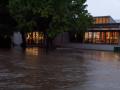 Photograph: [Photograph of Flood waters at the Denton Public Library, Emily Fowle…