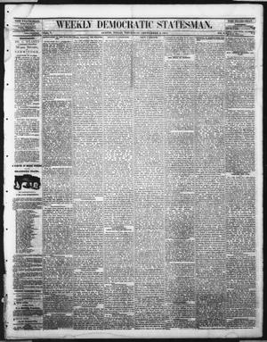 Primary view of object titled 'Weekly Democratic Statesman. (Austin, Tex.), Vol. 5, No. 6, Ed. 1 Thursday, September 2, 1875'.