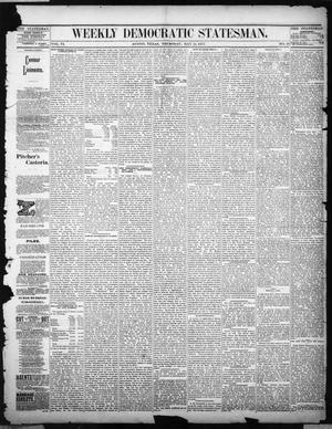 Primary view of object titled 'Weekly Democratic Statesman. (Austin, Tex.), Vol. 6, No. 33, Ed. 1 Thursday, May 31, 1877'.