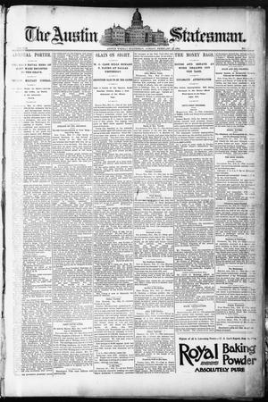 Primary view of object titled 'The Austin Statesman. (Austin, Tex.), Vol. 8, No. 42, Ed. 1 Thursday, February 19, 1891'.