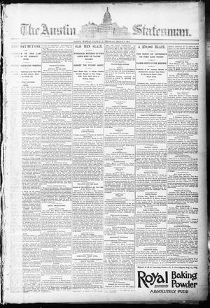 Primary view of object titled 'The Austin Statesman. (Austin, Tex.), Ed. 1 Thursday, March 5, 1891'.