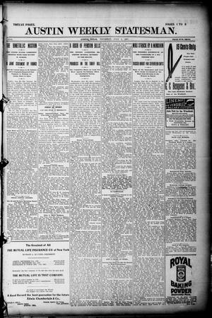 Primary view of object titled 'Austin Weekly Statesman. (Austin, Tex.), Vol. 26, Ed. 1 Thursday, July 1, 1897'.