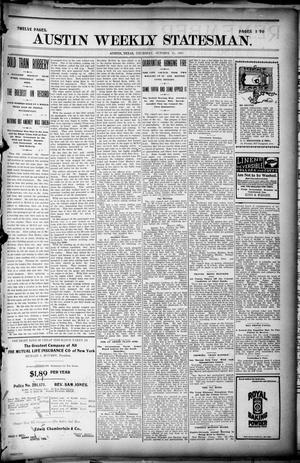 Primary view of object titled 'Austin Weekly Statesman. (Austin, Tex.), Ed. 1 Thursday, October 14, 1897'.