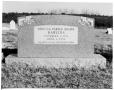 Photograph: Tombstone of Rebecca Parker Boone Rawlins