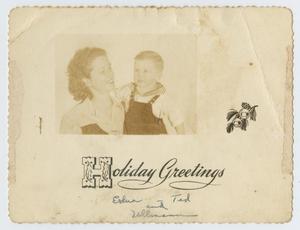Primary view of object titled '[Holiday Greeting Card from the Kilgores]'.