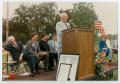 Photograph: [Walter Hall Speaking at the Walter Hall Park Dedication]