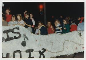 Primary view of object titled '[Youngsters in a Holiday Parade]'.
