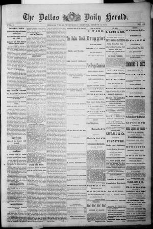 Primary view of The Dallas Daily Herald. (Dallas, Tex.), Vol. 1, No. 158, Ed. 1 Wednesday, August 13, 1873
