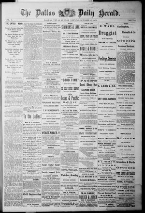 Primary view of The Dallas Daily Herald. (Dallas, Tex.), Vol. 1, No. 210, Ed. 1 Sunday, October 12, 1873