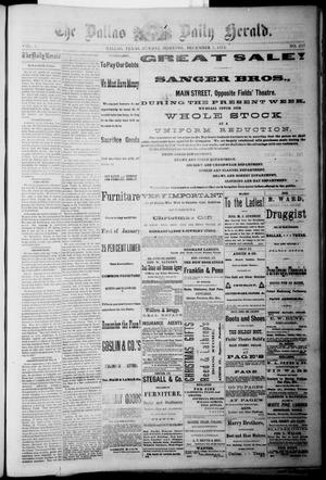 Primary view of The Dallas Daily Herald. (Dallas, Tex.), Vol. 1, No. 257, Ed. 1 Sunday, December 7, 1873