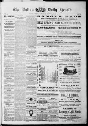 Primary view of object titled 'The Dallas Daily Herald. (Dallas, Tex.), Vol. 2, No. 76, Ed. 1 Saturday, May 9, 1874'.