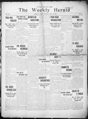 Primary view of The Weekly Herald. (Amarillo, Tex.), Vol. 22, No. 21, Ed. 1 Thursday, May 23, 1907